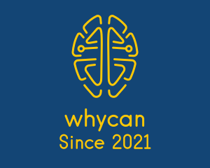 Science - Symmetrical Brain Tech logo design