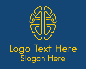 Symmetrical Brain Tech Logo