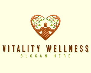 Heart Tree Wellness logo design