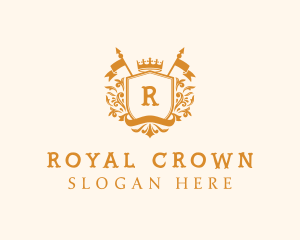 Crown Flag Academy logo design