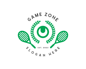 Tennis Game Tournament logo design