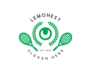 Athletics - Tennis Game Tournament logo design