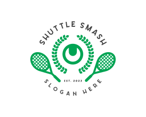 Badminton - Tennis Game Tournament logo design