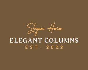 Elegant Luxury Business logo design