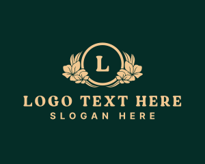 Leaf - Elegant Organic Flower logo design