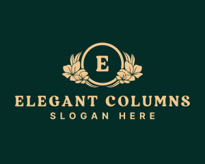 Elegant Organic Flower  logo design