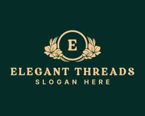 Elegant Organic Flower  logo design