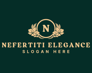 Elegant Organic Flower  logo design