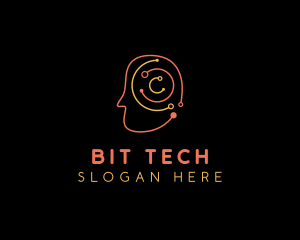 Cyber Brain Tech logo design