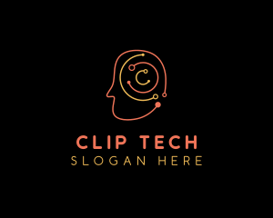 Cyber Brain Tech logo design