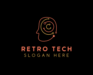 Cyber Brain Tech logo design