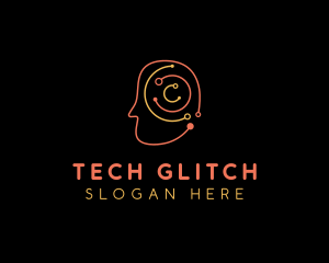 Cyber Brain Tech logo design