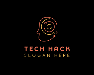 Cyber Brain Tech logo design