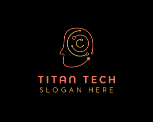 Cyber Brain Tech logo design