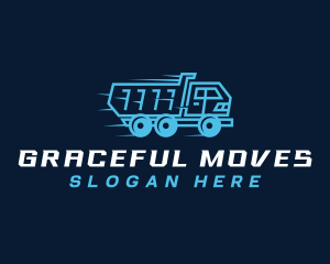 Dump Truck Construction  logo design