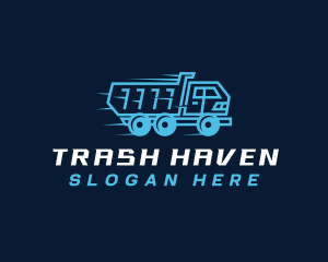 Dump Truck Construction  logo design