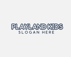 Playful Childish Cartoon logo design