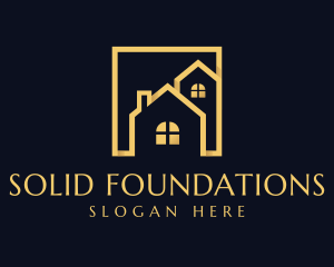 Gold Home Real Estate Logo