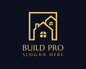 Gold Home Real Estate logo design