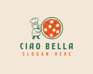 Pizza Chef Pizzeria logo design