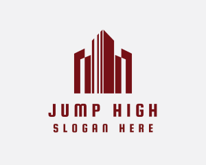 High Rise Cityscape logo design