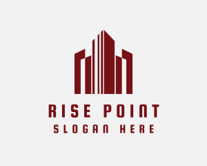 High Rise Cityscape logo design