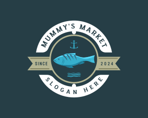 Fish Seafood Market logo design