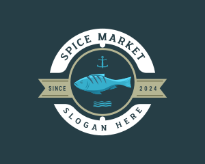 Fish Seafood Market logo design