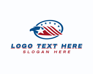 Military - Military Eagle Patriot logo design