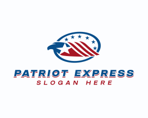 Military Eagle Patriot logo design