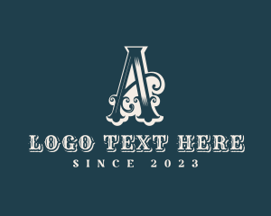 Lettering - Ornate Elegant Decoration logo design
