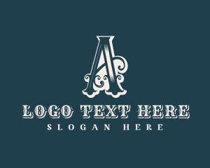 Ornate Elegant Decoration Logo