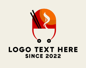 Meal - Hotpot Noodle Cart logo design