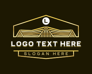 Roof - Roof Abstract Roofing logo design