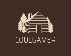 Traveler - Camping Wood House logo design