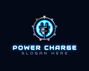 Power Energy Plug logo design