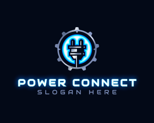 Plug - Power Energy Plug logo design