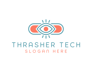 Thrasher - Eye Skateboard Skater logo design