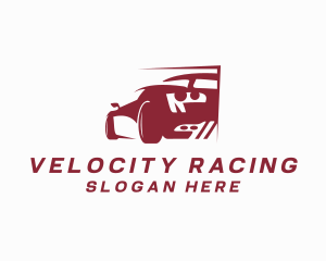 Sports Car Racing Vehicle logo design