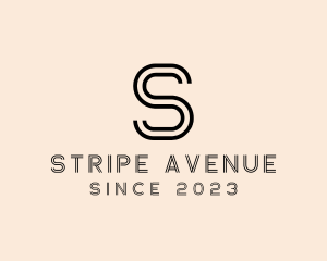 Minimalist Advisory Stripe logo design