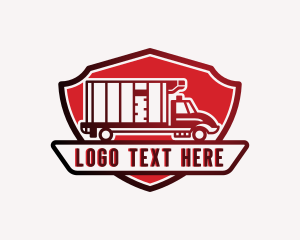 Emblem - Logistics Truck Dispatch logo design