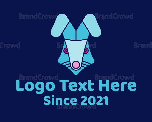 Rabbit Head Character Logo