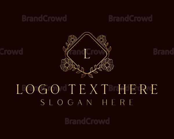 Premium Floral Ornament Logo