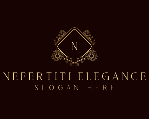 Premium Floral Ornament logo design