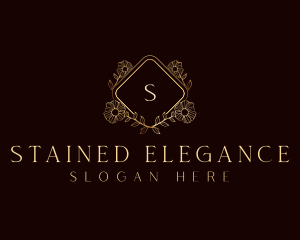 Premium Floral Ornament logo design