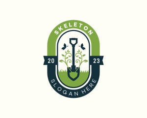 Shovel - Plant Shovel Landscape logo design