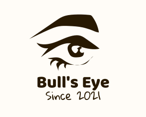 Abstract Eyebrow Eye logo design