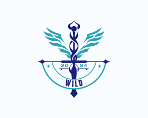 Staff - Medical Caduceus Pharmacy logo design