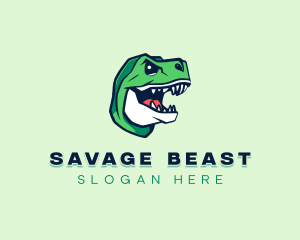 Gaming Dinosaur Monster logo design