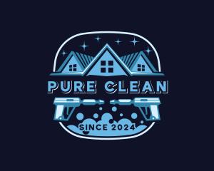 Sanitize - Pressure Wash Sanitation logo design